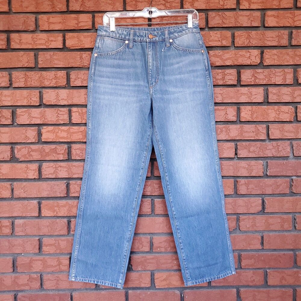 Wrangler Jeans Womens 28 x 27 SAMPLE High Rise Blue Denim (28x32 on tag) Cowgirl